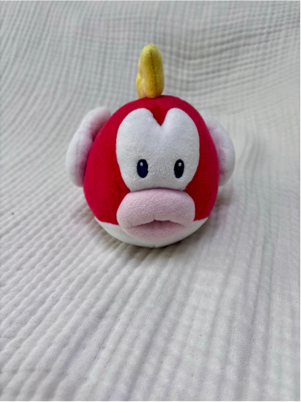 Nintendo Red Yellow Cheep Cheep Stuffed Animal One Size 6”